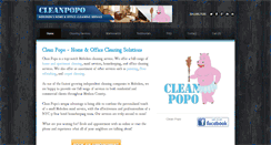 Desktop Screenshot of cleanpopo.com